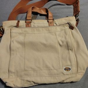 Canvas and Leather tote